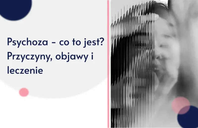 Psychoza – co to jest? Przyczyny, objawy i leczenie. Zniekształcony portret osoby, sugerujący zaburzenia percepcji.